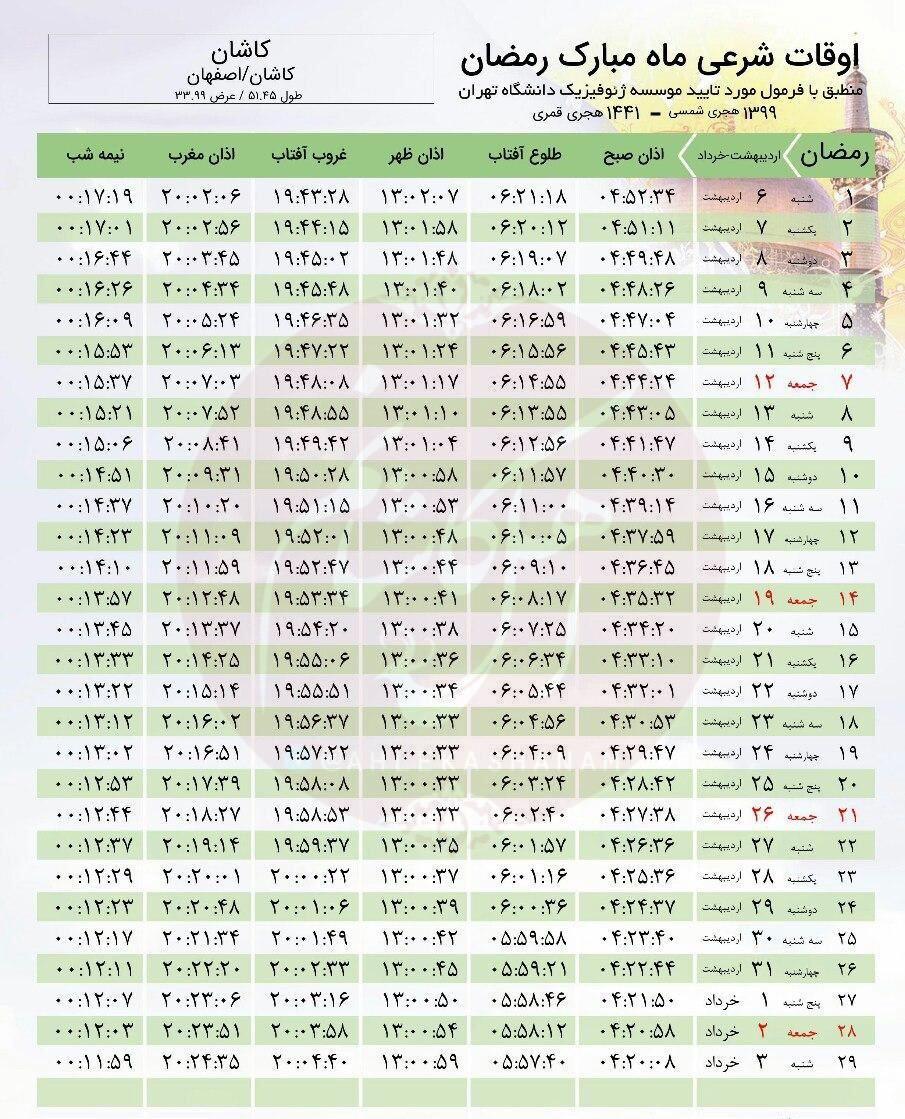 رمضان کاشان 